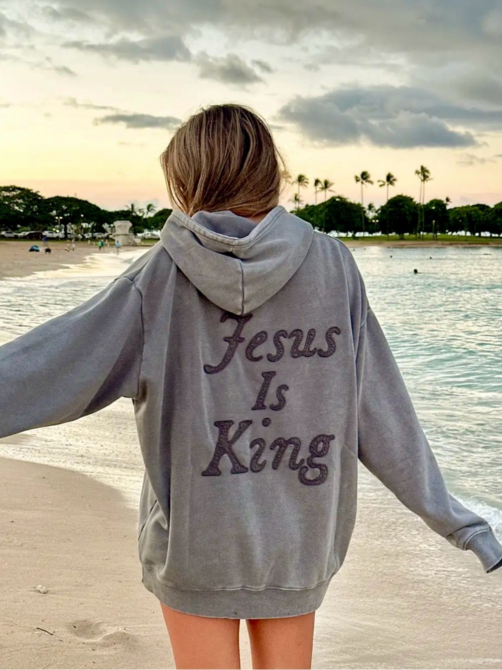 Not Sorry Jesus Is King Unisex Hoodie